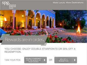 rewards as a spg platinum