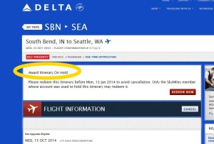 award is on hold delta-com