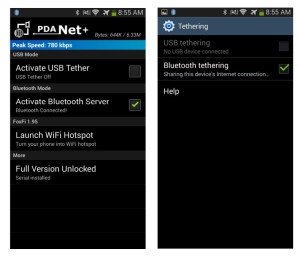 gogo sharing via bluetooth working delta