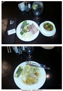 Sheration IAH lunch Delta Points blog