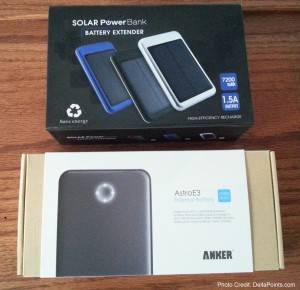 TWO Battery Bricks Delta Points SWAG Saturday Giveaway ANKER AstroE3 10000mAh and Solar 7200mAh