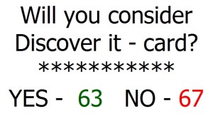 Will you consider the Discover it card yes or no delta points blog
