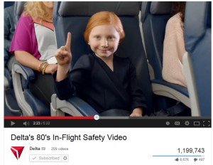 deltalina jr on new delta 80s safty video over 1 million views on youtube