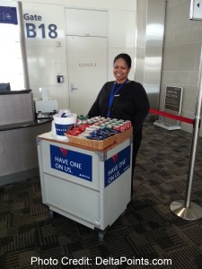 have one on us for delayed flight