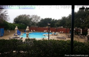 ice at the pool sheration iah delta points blog