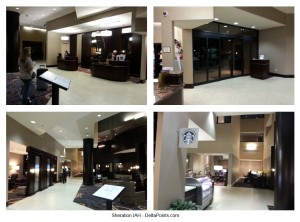 jr suite club level sheraton iah delta points  lobby and checkin