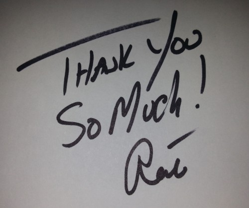 thank you from rene delta points