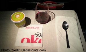 desert 1st class delta transcon delat points blog