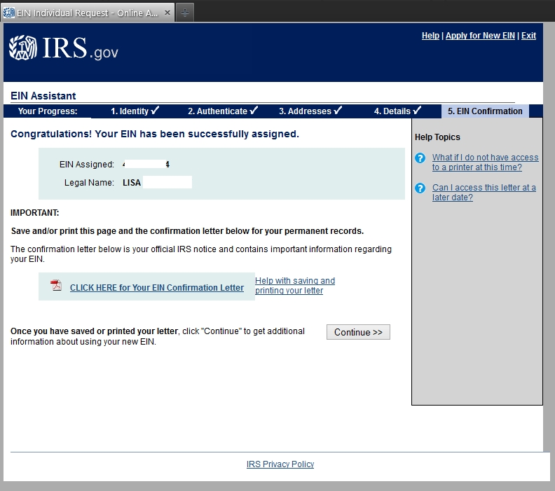 Rookie Wednesday: How to apply for an EIN number or “Employer Identification Number”