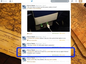 mj on travel boards a delta jet with the fly delta app digital skymiles card