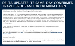 new same day change 1st class change