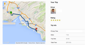 70 uber ride from hnl to hiltion deltapoints