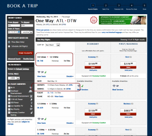 delta-com atl to dtw