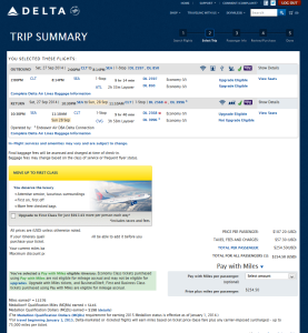 delta-com clt to sea