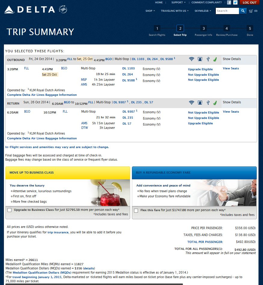 Skybonus deals & Florida to Norway under $500 & a sick amount of miles!