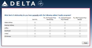 new Skymiles survey 11