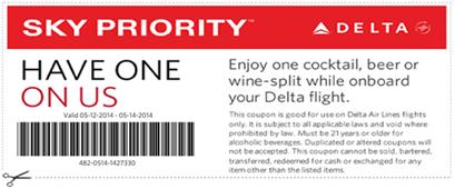 Delta HOOUs are “enhanced” AKA downgraded – NO more non-perishable snacks!