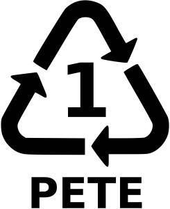 Plastic Resin Code - 1 PETE now used for woodford reserve on delta flights