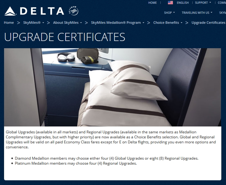 For MAX Skymiles – NOW is the time to spend (& fly) your Global Upgrade certs!