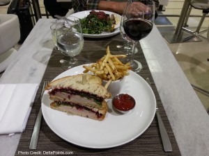 dinner one flew south delta points blog