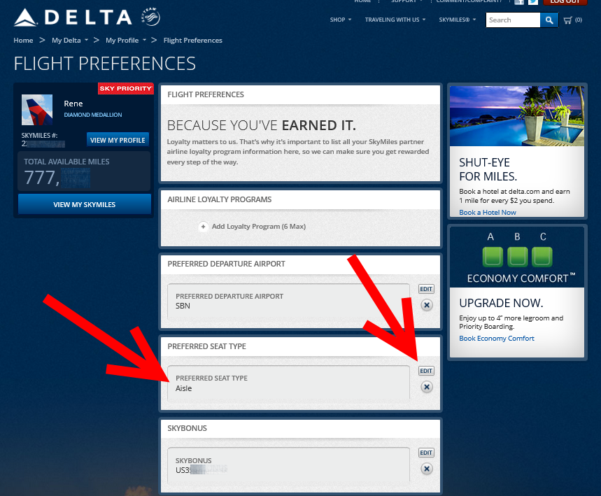 how to have delta pick your seat for you page 3 Eye of the Flyer