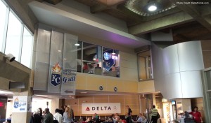 outside of upstairs bar MCI airport delta points blog