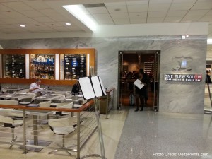 patio one flew south atl airport delta points blog