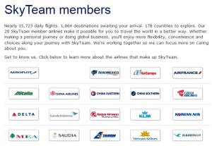 skyteam members as of 28may2014