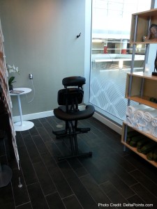 SPA Centurion lounge dfw delta points review (3)