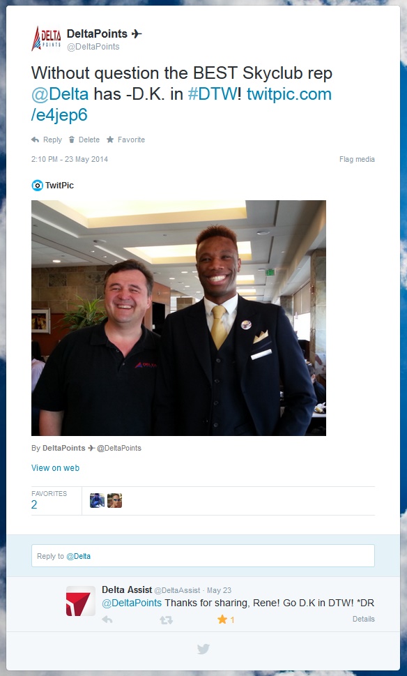 Has anyone noticed Delta is now interacting with us on social media?