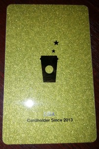 lisa starbucks GOLD card