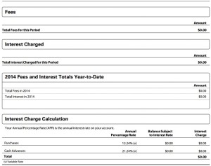 my amex bill for july 2014 updated