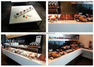 breakfast choices Lufthansa MUC 1st class lounge delta points blog