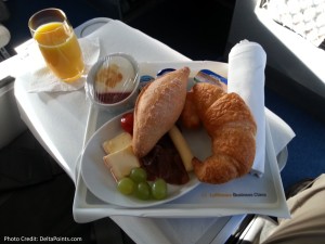 breakfast lufthansa GOT delta points blog