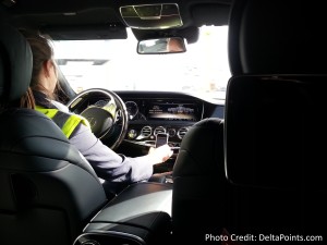 car service from plane Lufthansa MUC 1st class lounge delta points blog (2)