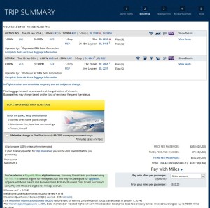 delta-com lax-aus 1st class