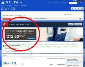 delta want to upsell me biz for 213 no thanks no way