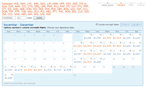 hnl-nas in nov-dec 1st