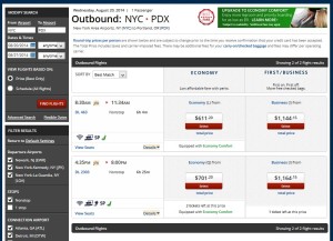 non stop jfk to pdx delta-com