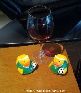 world cup ducks LH 1st lounge FRA Delta Points