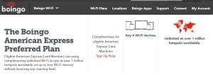 boingo from amex plan
