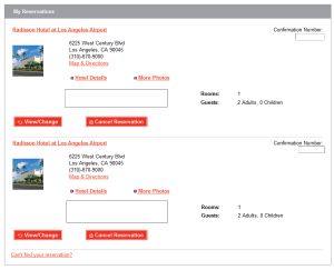 radison lax bookings