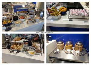 Delta skyclub LAX breakfast choices delta points blog