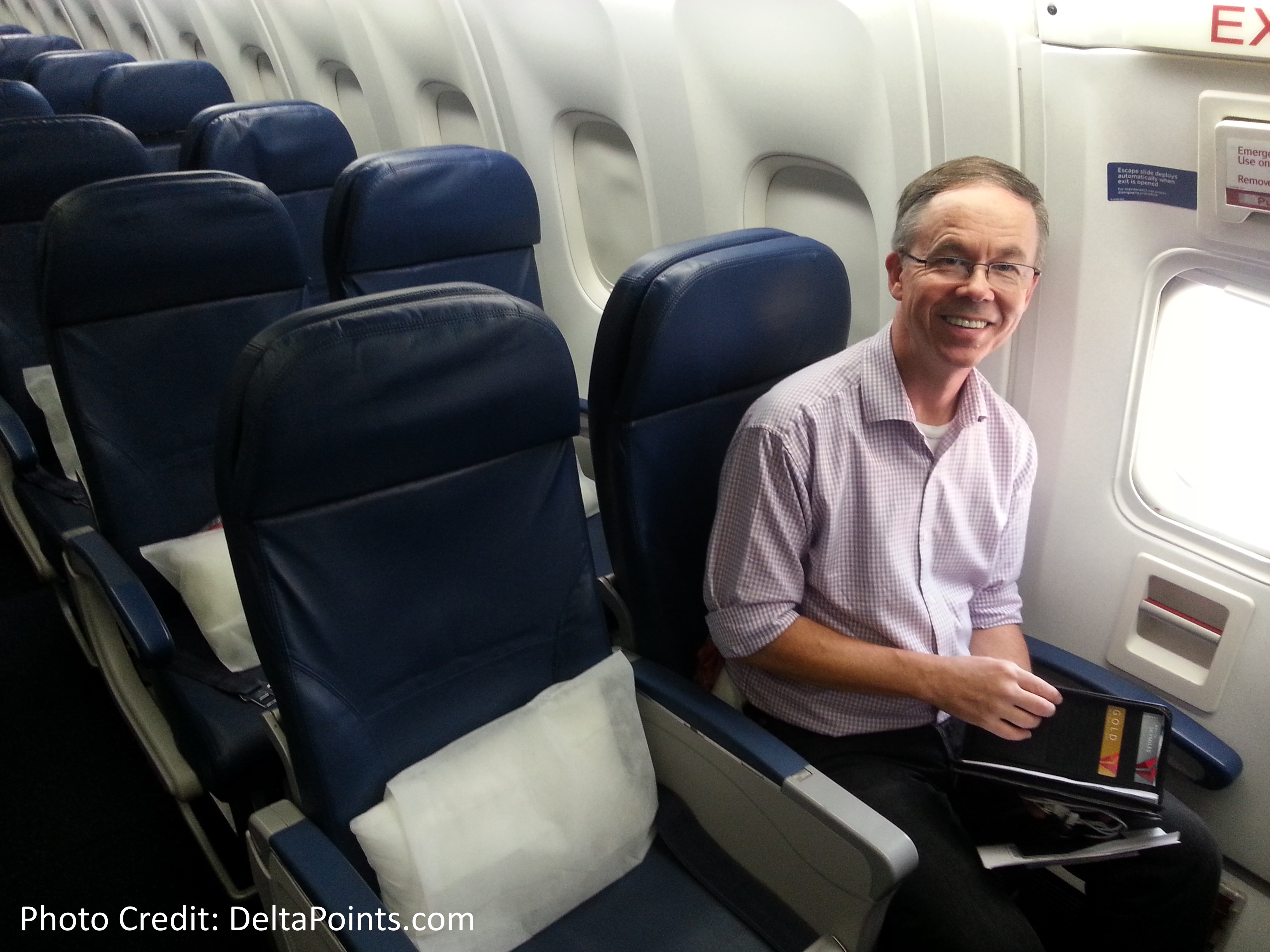 Exit row seats delta A330 atl to ams delta points blog 1 Eye of