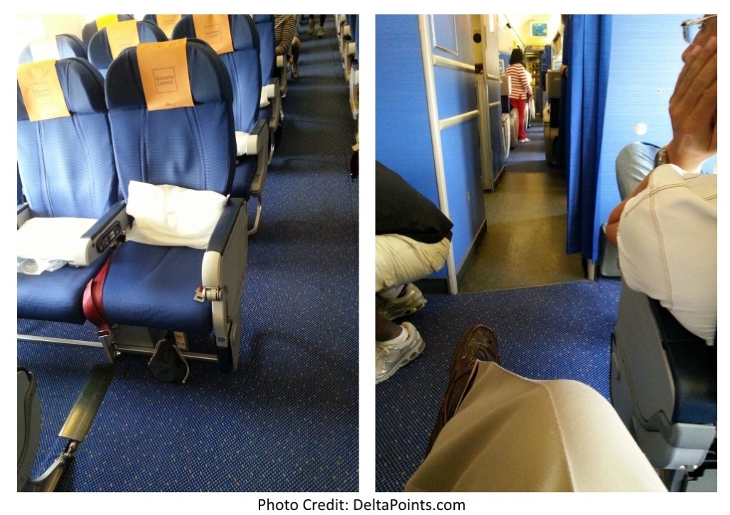KLM 777 economy comfort seat 11G skyteam delta points blog review Eye of the Flyer