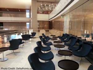 Patio Korean Air lounge LAX Delta Points blog 2