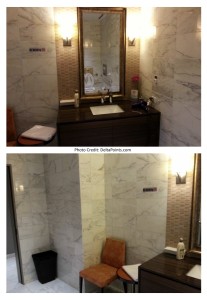 shower Korean Air lounge LAX 1 Delta Points blog