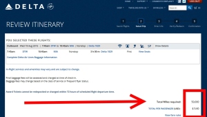 50k one way dtw to mia