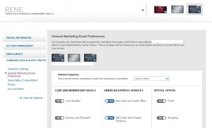 amex email marketing offers