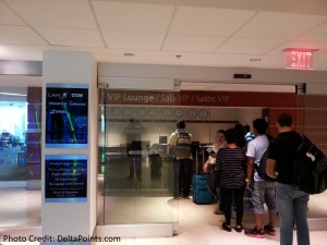 checkin VIP Lounge MIA airport delta points blog